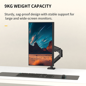 แขนจอมอนิเตอร์แบบแก๊ส KHCOOHOO รุ่นใหม่ พร้อมระบบหมุนได้ 360 องศาตามหลักสรีรศาสตร์ สำหรับจอขนาด 13-32 นิ้ว รองรับมาตรฐาน VESA 75/100 รับน้ำหนักได้ 10 กิโลกรัม มีสินค้าในสต็อก - Product Image 4