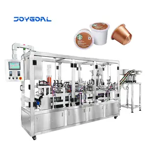 Automatic rotary plastic k cup K-cup coffee powder nespresso coffee pod filling machine