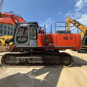 Excavatrice sur chenilles Hitachi EX400, couleur jaune, équipement de construction robuste, occasion, garantie 1 an, roulement de boîte de vitesses - Product Image 6