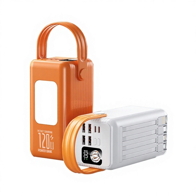 Border Power Bank 160000 MAh Ultra-High Capacity Cable Super Fast Charging Outdoor Camping LED Light PVC 22.5W Output