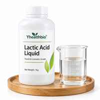 Asam Laktat Cair CAS 50-21-5 Kelas Kosmetik 80% untuk Formulasi, Sampel Makanan Halus, Buffer, Grosir
