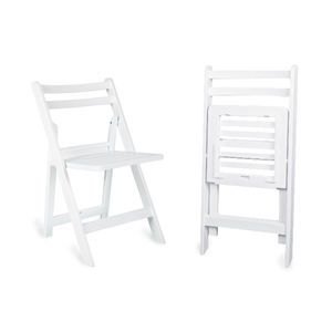 Chaises d'événement pliantes blanches de jardin extérieur d'événements de banquet de mariage de résine blanche à prix bon marché chaises <span class=keywords><strong>Wimbledon</strong></span> - Product Image 4