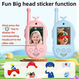 Talkie-walkie vidéo pour enfants avec écran HD, appel portable rechargeable pour garçons et filles, cadeau de Noël ou d'anniversaire - Product Image 6