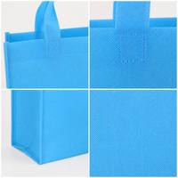 Sac fourre-tout non tissé personnalisé avec logo, réutilisable, à soufflets latéraux, durable, pour courses, supermarché, épicerie, vente au détail, emballage de vêtements