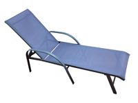 Chaise longue de loisirs d'intérieur/extérieur de cadre en métal de KD