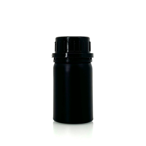 Bouteilles en aluminium <span class=keywords><strong>noir</strong></span> mat 250 ml 500 ml pour emballage d'huiles essentielles, conteneur métallique pour cosmétiques avec bouchon inviolable et bouchon de protection - Product Image 3