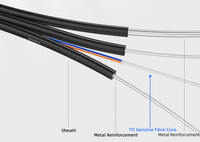 GJYXCH GJYXFCH SC UPC APC Single Mode Simplex Duplex Noir LSZH Fibre Optique Drop Cable Patch Cord