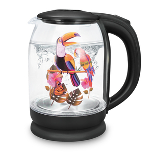 Đèn Led Thủy Tinh 1,8L Làm Nóng Nhanh Không Dây Phòng Khách Sạn Thiết Bị Gia Dụng Ấm Đun Nước Điện - Product Image 6