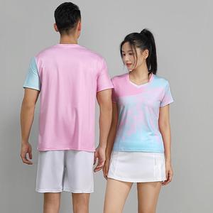 T-shirt de sport pour homme en gros, séchage rapide, respirant, haute performance, à manches courtes, pour le tennis, le badminton, le pickleball, uniforme d'équipe - Product Image 4