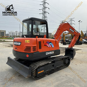 Machines de terrassement d'excellente qualité à prix abordable Excavatrice d'occasion Doosan Digger DH55 Excavatrice Doosan à vendre en stock - Product Image 4