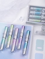 Assortiment de 12 stylos de surligneur esthétique à pointe biseautée surligneurs mignons aux couleurs douces avec baril rétro