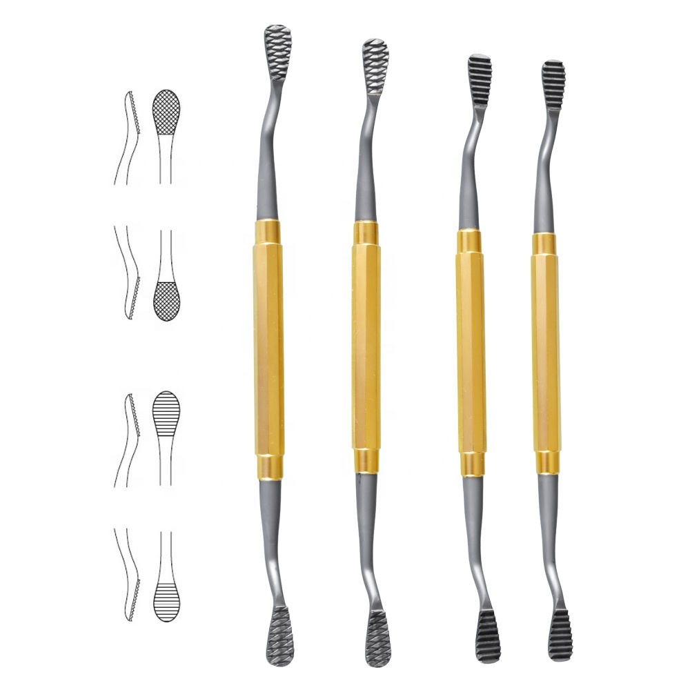 Двухсторонний TC Miller назальный ожог Raspatory