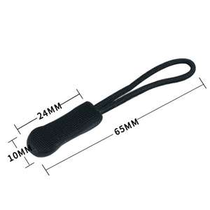 Tiradores de Cremallera de TPU Azul Cielo para Ropa, con Deslizador Sin Bloqueo Libre de Níquel y Tamaño Personalizable - Product Image 2