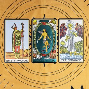 Usine personnalisée or bordure Tarot <span class=keywords><strong>mots</strong></span> clés vérité cachée cartes Oracle haute qualité Poker Tarot cartes à jouer - Product Image 6