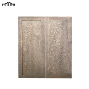 Nuovi prodotti per il progetto di appartamento americano ardesia colore finitura incorniciato parete unità in legno armadi da cucina pronti per il montaggio - Product Image 2