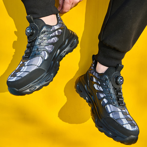 Chaussures de sécurité OEM en gros transfrontalier, confortables, respirantes en maille, résistantes à l'usure, avec embout en acier anti-écrasement, pour toutes les saisons - Product Image 2