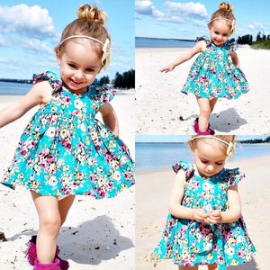 Conjuntos de Ropa para Niñas al por Mayor, Ropa de Verano para Bebés y Niñas, Diseños Florales de Moda, Vestidos para Niñas Pequeñas - Product Image 3