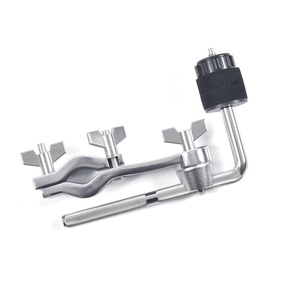 AOOLOO Support universel en métal pour bras articulé, pince de fixation en L, support de tige, bras d'extension, fixation pour pied de cymbale, compatible avec toutes tailles de batterie - Product Image 1