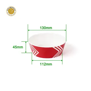 OOLIMAPACK Customization Round Melamine Salad Bowl For Restaurant 380/800ml Salad Bowl