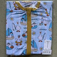 Westerse stijl kinderkleding korte set 2-delig shorty pyjama's ademende zachte stof casual huispak kinderkleding