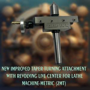 Accessoire de tournage conique amélioré, centre tournant rotatif, nouveau porte-outil, tour CNC, métrique (2MT), revêtement Tialn, 10 mm, OEM - Product Image 4