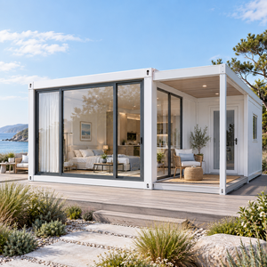 Casa Contenedor Modular de Acero, Completamente Amueblada, Prefabricada, Plegable, con Estructura de Acero Galvanizado y Aluminio - Product Image 2