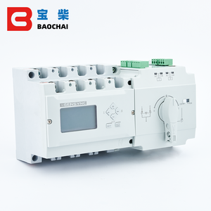 Baochai 2P 3P 4P 63A 100A Dual Power Eléctrico ATS Dc Interruptor de transferencia automática Cambio automático Interruptores 220V 380V - Product Image 3
