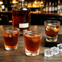 Petits verres à liqueur personnalisés de 50ml 1.5oz pour mariage en or sublimation personnalisée givrée avec logo unique design classique pour le whisky