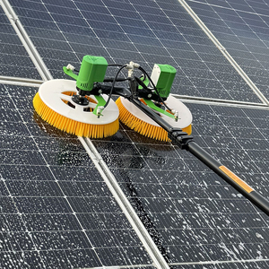 JIEPUSHI 7.5m Manufacturer Automatic Roller Brush With Double Head <strong>Solar</strong> <strong>Panel</strong> <strong>Cleaning</strong> Washing Machine Robot - Product Image 1