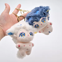 Nouveau 11cm Mini porte-clés en peluche personnalisés Mini jouets en peluche doux et mignon Porte-clés sac à dos en peluche