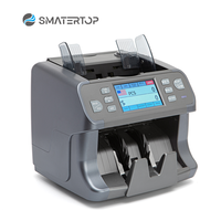 Compteur de billets de poche double CIS professionnel SH-27P UV/MG TFT affichage réseau stockage de données Machine de comptage d'espèces mixte pour