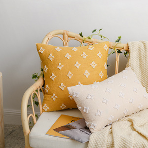 American Little Flower Vintage 45x45 puro cotone ricamato copricuscini per soggiorno - Product Image 1
