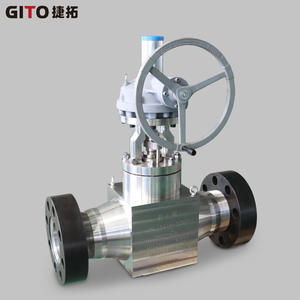 Válvula de Compuerta Manual de Alta Presión GITO DN200 F321, Válvula de Compuerta Roscada Forjada para Control de Agua a Alta Temperatura - Product Image 1