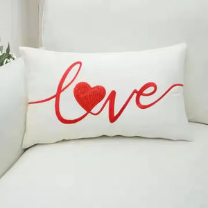 Vente en gros de <span class=keywords><strong>housse</strong></span> de <span class=keywords><strong>coussin</strong></span> pour décoration de mariage 50x30 <span class=keywords><strong>housse</strong></span> de <span class=keywords><strong>coussin</strong></span> carrée en forme de cœur pour canapé et chambre à coucher - Product Image 2