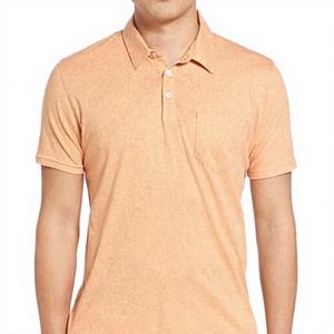 Chemises à manches courtes pour hommes, en tricot uni, anti-rides, brodées, coupe ajustée, poche poitrine, impression de logo personnalisée pour chemise - Product Image 2