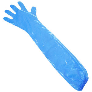 Guantes largos de plástico desechables Guantes de inseminación veterinaria Guantes de manga Apósito de campo - Product Image 3