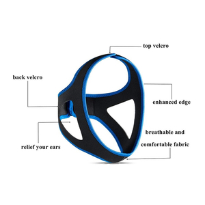Sự hài lòng đảm bảo tam giác chống ngáy cằm dây đai với đầy đủ cạnh làm cho hơi thở mũi tốt hơn - Product Image 2