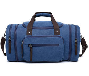 Bolsa de Lona Personalizada de Mezclilla, Bolso de <span class=keywords><strong>Viaje</strong></span> Bordado con Logotipo Personalizado para Chicas - Product Image 1