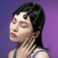 2025 vente chaude masseur de cuir chevelu vibrant électrique Stimulation Relaxation et Circulation sanguine TMS masseur de tête d'araignée