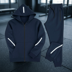 Women's Autumn Casual Gym Sportswear Set Black Hooded Zipper Jacket Jogger <b>Pants</b> Fitness Running Breathable Quick Dry 100% - Product Image 2