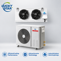 Système de réfrigération pour chambre froide industrielle capable de remplacer n'importe quel compresseur de marque réputée, avec dégivrage à la fluorine chaude et à gaz chaud