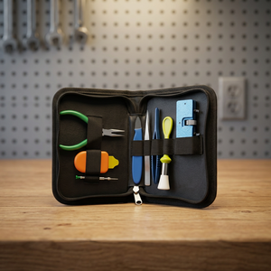 Kit de remplacement de piles de montre SUNTOOLS/STIPL 8 pièces avec pinces, tournevis, extracteur de barrettes à ressort et fer à souder pour outils de bricolage - Product Image 4