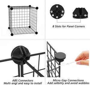 Çoklu Kuşlar İçin Geniş Muhabbet Kuşu Kafesi, Metal Tel Havalandırmalı İç Mekan Kullanımı Muhabbet Kuşu Kafesi, Kuş Kafesi - Product Image 6