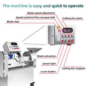 Hachoir à légumes commercial avec moteur à couple élevé pour trancher, couper en dés, <span class=keywords><strong>râper</strong></span> <span class=keywords><strong>des</strong></span> oignons, <span class=keywords><strong>des</strong></span> pommes de terre, <span class=keywords><strong>des</strong></span> <span class=keywords><strong>carottes</strong></span> rapidement - Product Image 4