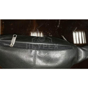 2025 sac banane à la mode personnalisable 100% sac de taille en cuir pur avec fermeture à glissière Style sportif et Logo/étiquette - Product Image 6