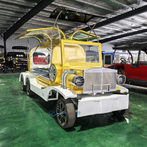 Carroza Fúnebre Eléctrica Zhenda al por Mayor para Ceremonias Conmemorativas, Carroza de Transporte de Ataúdes de 4 Ruedas, Color Dorado Personalizado, a la Moda - Product Image 3