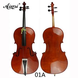 Cello en contreplaqué primaire de marque Aiersi, prix d'usine en gros, 4/4-1/10 <span class=keywords><strong>pour</strong></span> débutants et étudiants, en vente, fabriqué en Chine - Product Image 1