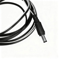 Câble d'alimentation CC Hejia Factory 18AWG 5521 avec gaine en PVC et conducteur OFC