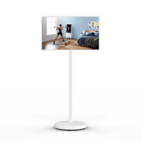 Monitor Portátil Inteligente Inalámbrico con Pantalla Táctil de 21.5" y 32", TV Enrollable con Ruedas, Pantalla Giratoria con Batería, de Fábrica