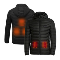 Veste chauffante isolée unisexe, taille américaine, hiver, chaude, S-6XL, 19-21 zones chauffantes, batterie rechargeable, chauffage USB
